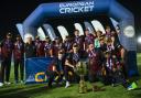 Hornchurch celebrate winning the European Cricket League title. Image: Diana Oros