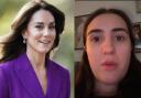 Comedian and actress Lucia Keskin (right) shared the video sketch about the Princess of Wales on TikTok