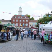 Romford Market is opening in two phases with food stalls opening up on Wednesday June 3 and the remaining stalls returning on Friday June 5. Picture: Melissa Page