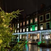 Brentwood Town Hall has been lit up green