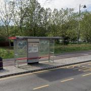 The graffiti was found at this bus stop near Lea Bridge Station