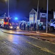 Firefighters were called to New Road at around 12.30am this morning (May 15)
