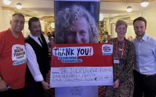 Fundraising in Upminster for Brain Tumour Charity