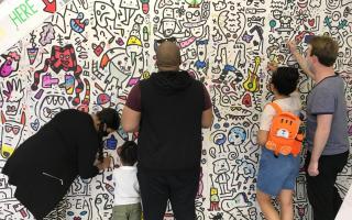 A Scribble Board Art Jam, encouraging collaborative creativity, will take place in Brentwood, Shenfield and Ingatestone High Streets with artist Mike Young