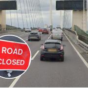Long delays as QEII bridge is CLOSED as Storm Isha brings strong winds to Essex