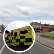 A head-on motorcycle crash with a car has left a person injured and needing urgent treatment