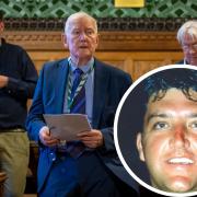 The case of Jason Moore (inset) was mentioned at Parliament on Tuesday, April 16, as MPs investigating miscarriages of justice hosted a launch event for legal journal PROOF, featuring an article on Jason's case