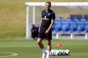 England's Harry Kane during the training session at St George's Park (pic: David Davies/PA Images).