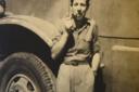 Stanley Silburn when he was a young mechanic serving in the Second World War.