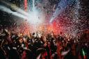 At midnight confetti and glitter rained down on clubbers who celebrated New Year 2022 at Atik in Romford.