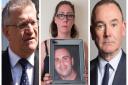 MPs Andrew Rosindell (left) and Jon Cruddas (right) backed Melissa Cottier (centre), who wants an investigation into allegations made at her partner Richard's inquest.