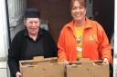 The team at FruitBox drop off supplies at Saint Francis Hospice. Picture: Chris Loveridge