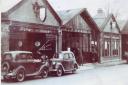 The Hensmans' garage in Brook Street, Brentwood, in1936. Picture: Sylvia Kent