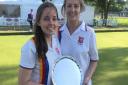 Jasmine Wilson of Radwinter and Hayley Kenny of Clockhouse are national champions