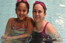Jenny Russell and daughter Robyn are swimming 33 miles for the Queen's Hospital Sunflower Suite.