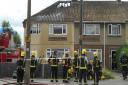 A man and his dog reportedly escaped from the fire in South Hornchurch