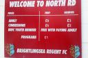 Romford's Ryman Division One North clash at Brightlingsea Regent was abandoned due to floodlight failure at North Road