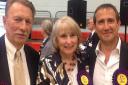 David Johnson, Patricia Rumble and Cllr Lawrence Webb, the new Gooshays team of councillors