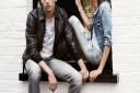 The man wears denim jeans£95; leather jacket, £220 and T-shirt. The woman weras £30 denim jeans, £95; denim jacket, £120 and T-shirt, £30, Pepe Jeans (www.pepejeans.com ). Picture: PA Photo/Handout.