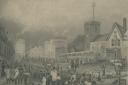 Romford Market in 1831 - the year a man sold his wife there. PIC: Courtesy of Havering Library