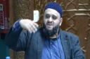 Yusuf Patel, pictured at another event weeks after the Parents United conference, believes LGBT children should be taught to repent. Picture: YouTube / Masjid Tawhib Leyton