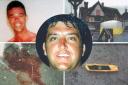 Jason Moore (centre) is doing life in prison for murdering Robert Darby (top left) - but both men's families believe he is innocent