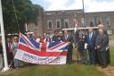 The Armed Forces Day flag was raised outside Havering Town Hall