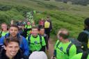 The local authority workers took part in the Three Peaks challenge