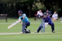 Robin Das hits out for Essex against Bedfordshire