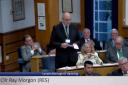 Council leader Ray Morgon speaks during the debate