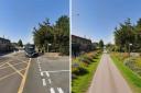 Main Road, Romford, reimagined without cars by an AI tool