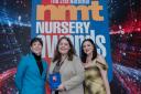 Holly White (centre), deputy manager of Montesorri Minds in Romford, was an award winner