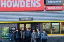 The Howdens Rainham team pictured outside the new depot