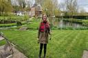 Bridget Galton at Nether Wallop Mill in Hampshire on a day at Fishing Breaks