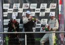 Matt Luff (left) finished on the podium at Brands Hatch