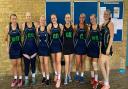 Members of Romford Netball Club helped to raise £850 for care homes