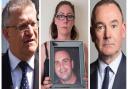 MPs Andrew Rosindell (left) and Jon Cruddas (right) backed Melissa Cottier (centre), who wants an investigation into allegations made at her partner Richard's inquest.