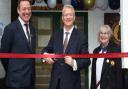 Romford MP Andrew Rosindell cut the ribbon with club presidents Richard Bolton and Vicky Hurrell.