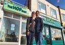 Hop Inn micropub owners Alison Taffs and Phil Cooke can't wait to see their regulars next week