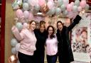 Staff at Eyelash Bar in Romford Shopping Hall celebrate their first day in the salon