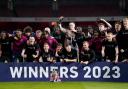 West Ham United celebrate winning the FA Youth Cup