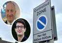 Havering Council will undo the mistaken doubling of residents' parking permit prices, said leader Ray Morgon (inset, top), but Conservative councillor David Taylor (inset, bottom) said his explanation for the initial rise was 'not good enough'