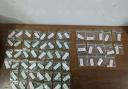 Police seized cocaine wraps