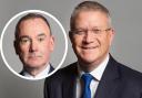 Romford MP Andrew Rosindell is the subject of a formal complaint by Labour MP Jon Cruddas (inset), who claims Mr Rosindell's taxpayer-funded staff answered the phone number on a Tory candidate's campaign material