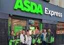 Staff at the opening of Romford's South Street Asda