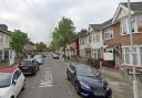 Western Road in Plaistow where a man was stabbed five time by a group wanting his phone