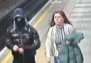 British Transport Police has released this image to find two people they would like to speak to in connection with the incident