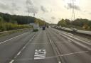 The incident happened between junctions 29 and 30 on the M25