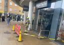 Wagamama in Romford was seen cordoned off by firefighters