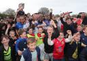 Hornchurch players toast their title win and hope for more celebrations this weekend. Image: Gavin Ellis/TGS Photo